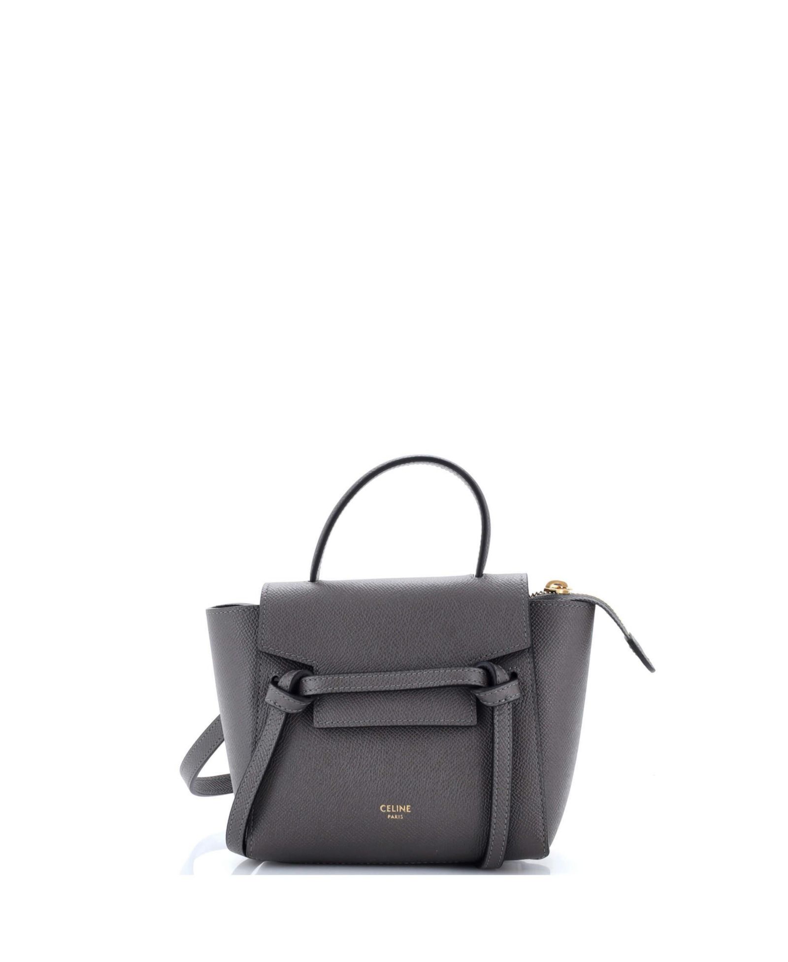 Подержанная сумка на пояс Celine Pico из текстурированной кожи