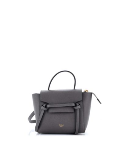 Подержанная сумка на пояс Celine Pico из текстурированной кожи