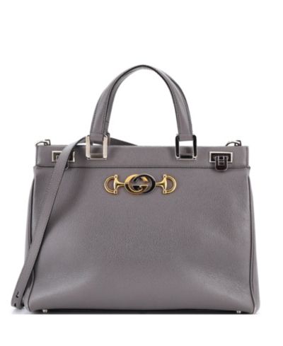 Кожаная сумка с ручкой Gucci Medium Zumi Pre-Owned