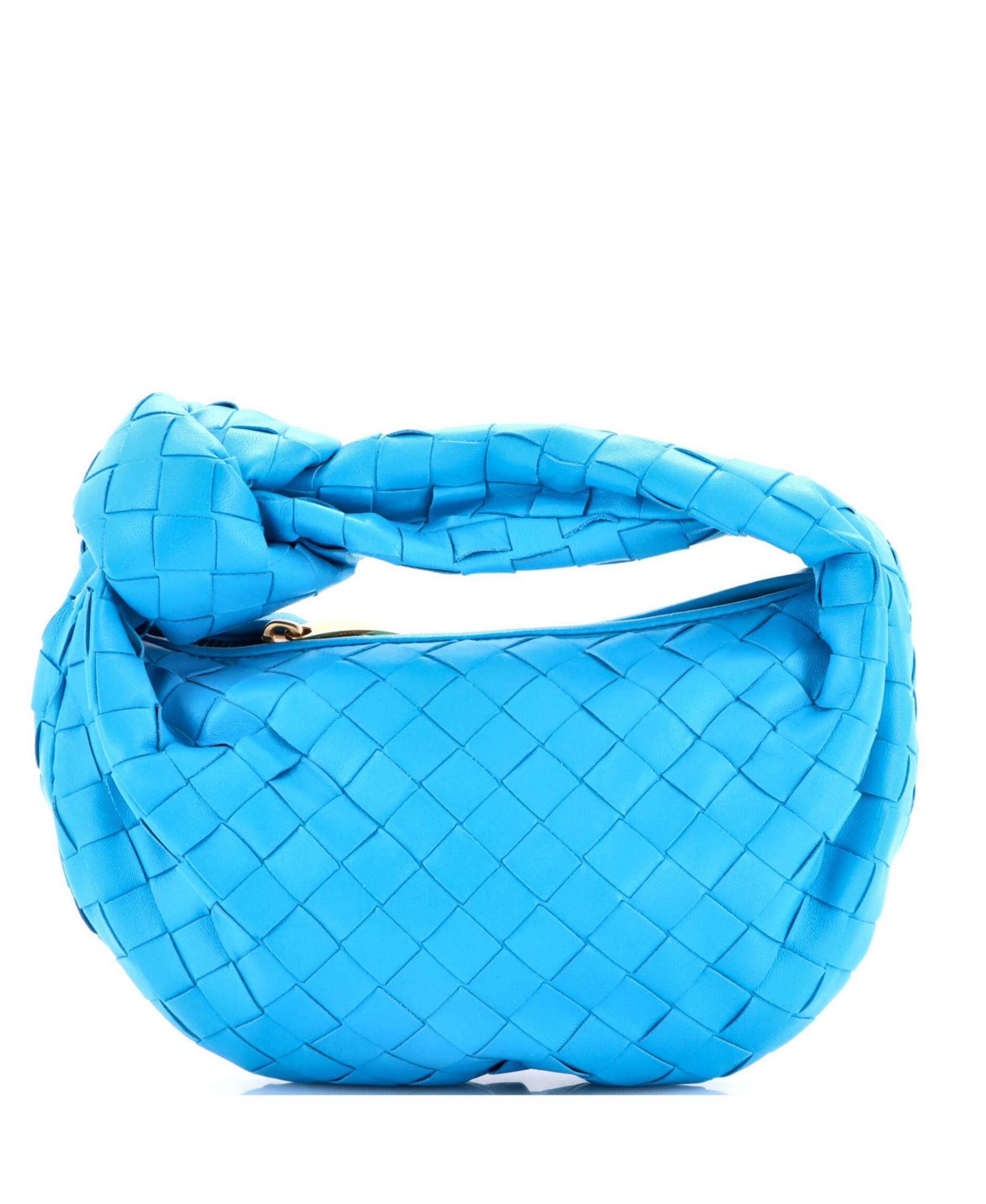 Pre-Owned Bottega Veneta Mini BV Jodie Hobo Intrecciato Nappa сумка через плечо