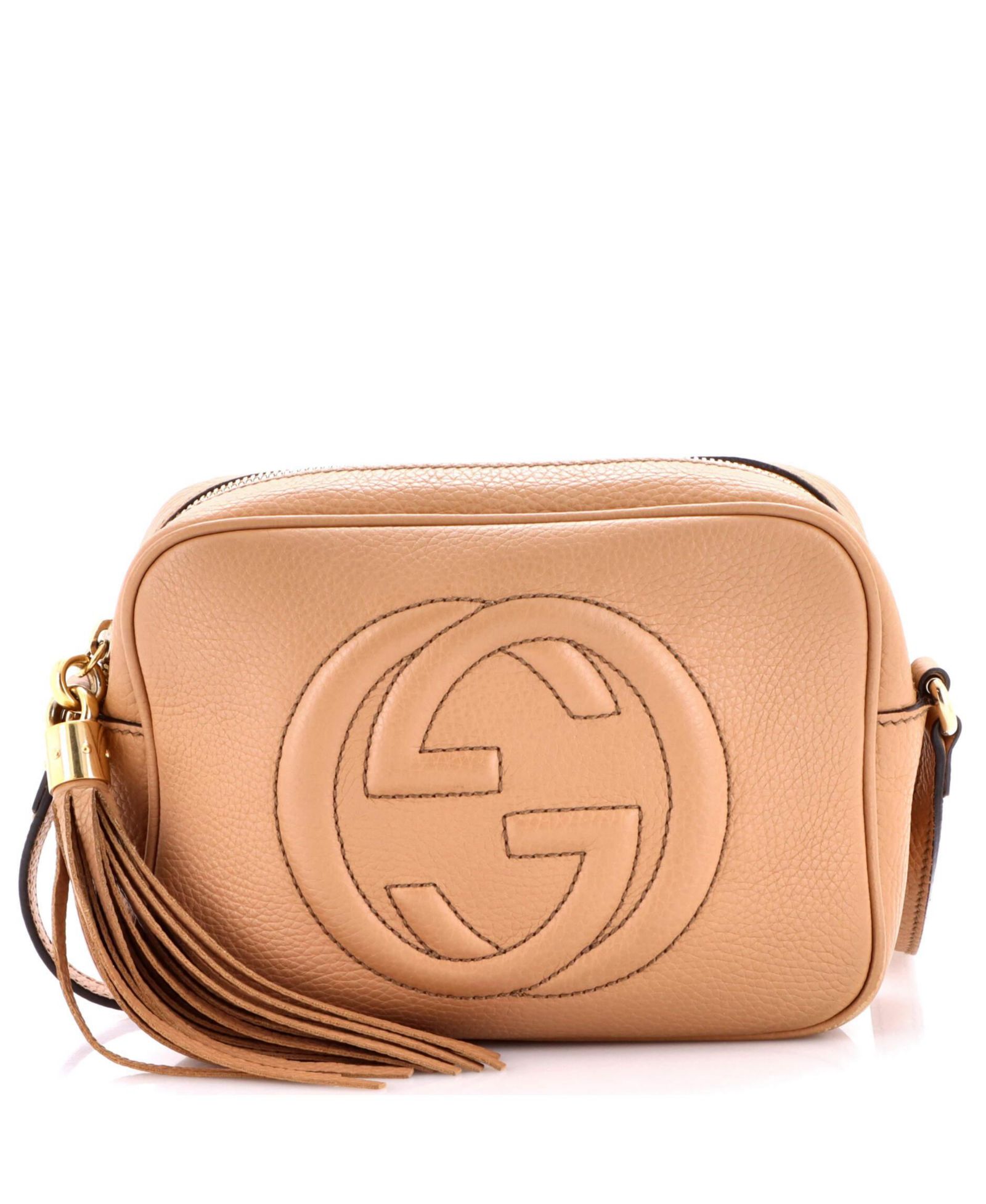 Pre-Owned Gucci Small Soho Disco Crossbody Bag Leather