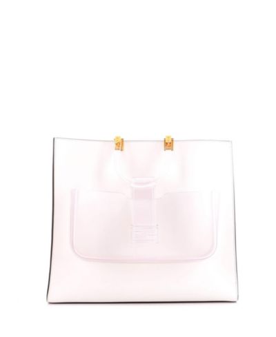 Pre-Owned Fendi Large Sunshine Pocket Shopper Tote Leather with PVC