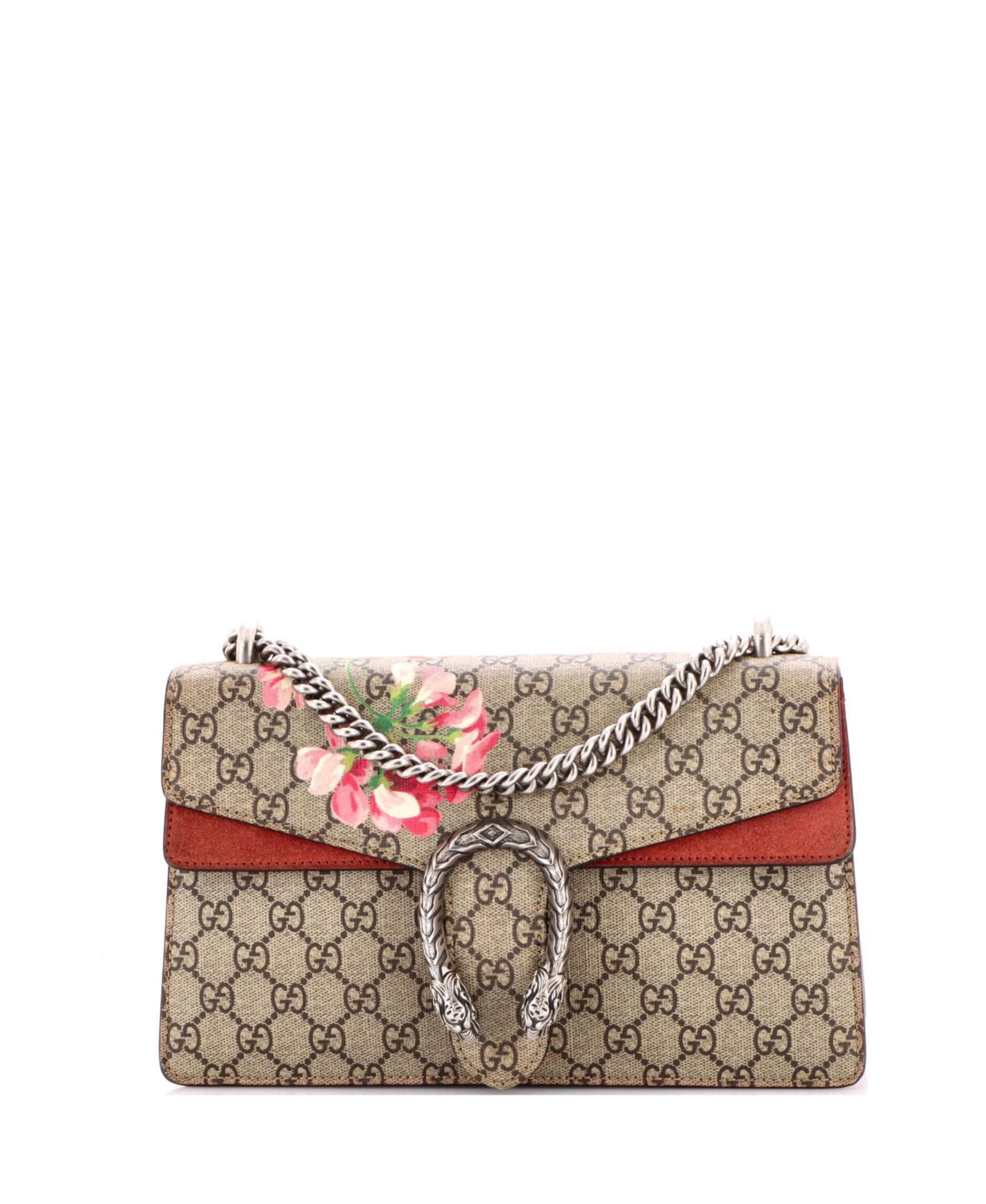 Б/у Gucci Dionysus Small Bag Blooms Print GG Coated Canvas
