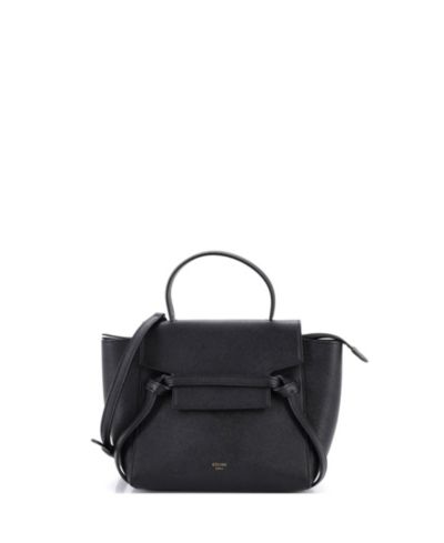 Pre-Owned Celine Nano Belt Bag Textured Leather