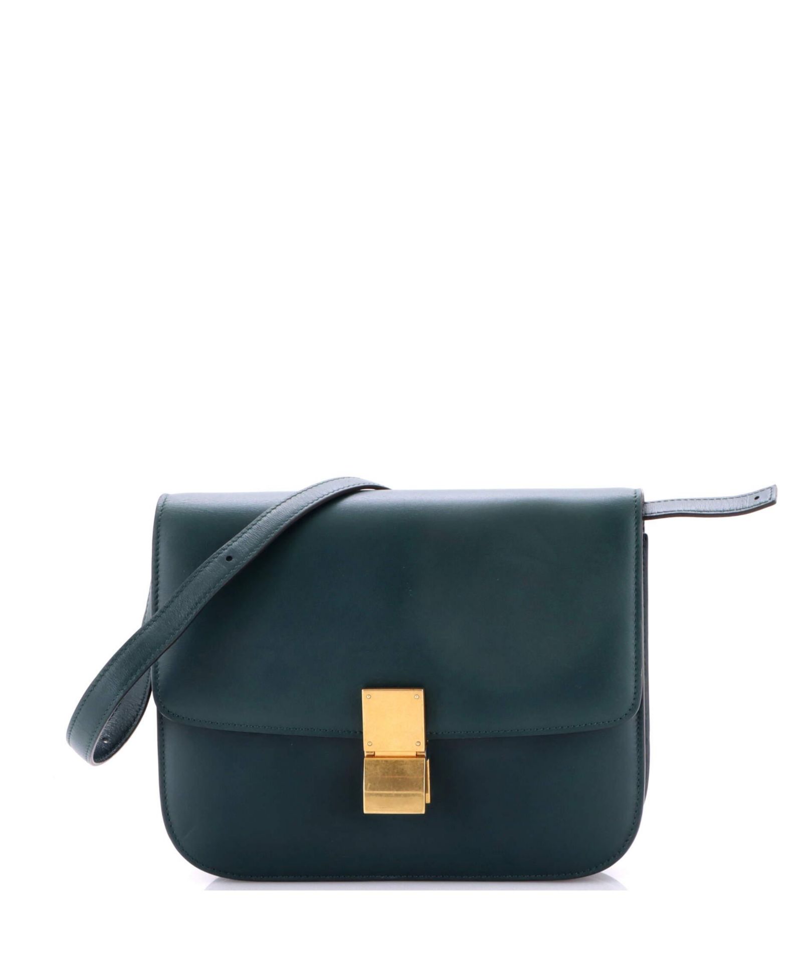 Сумка Celine Classic Box Medium из гладкой кожи б/у