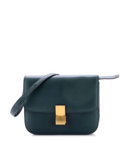 Сумка Celine Classic Box Medium из гладкой кожи б/у
