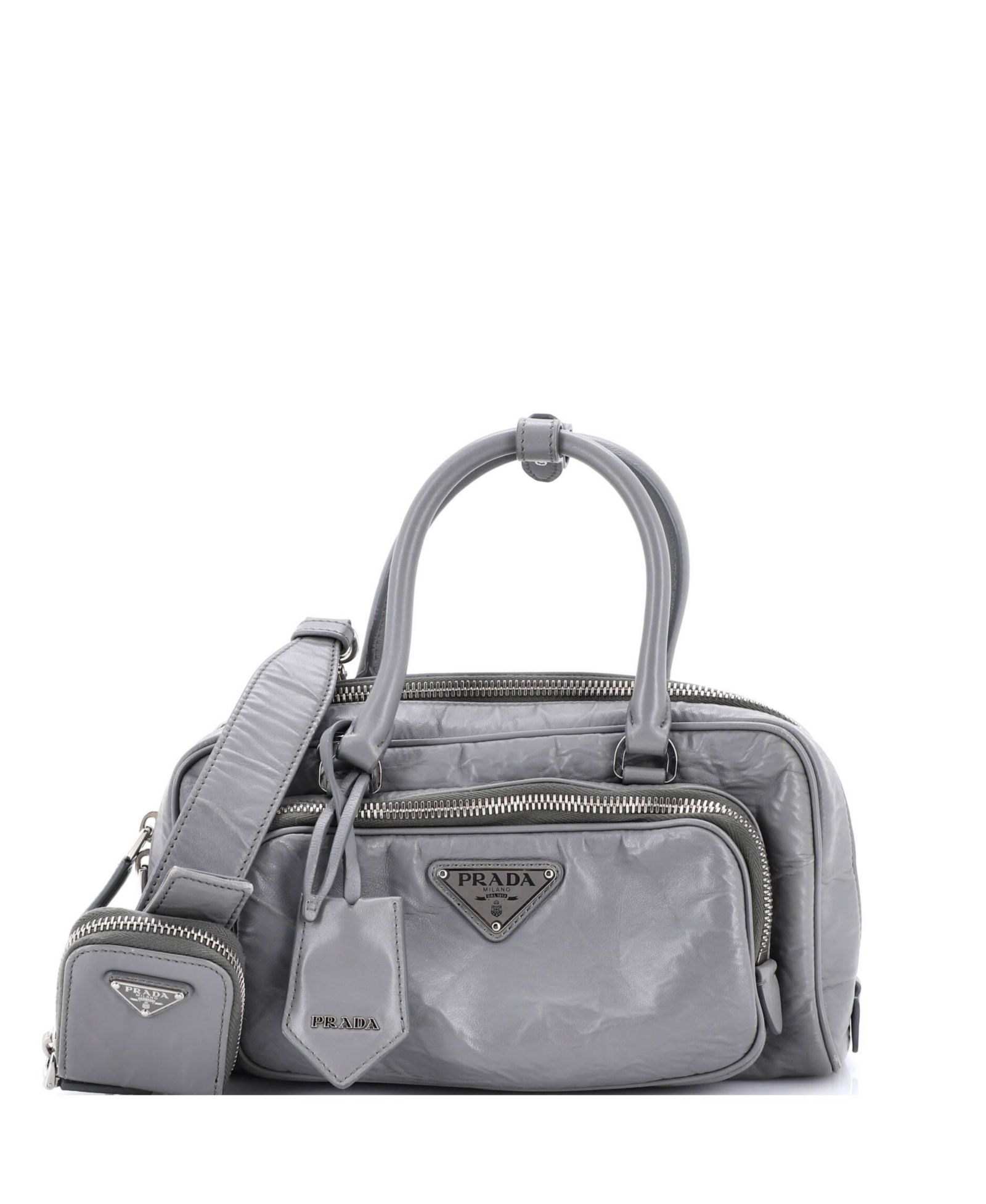 Pre-Owned Prada Re-Edition 2001 сумка через плечо с ручкой Nappa Antique