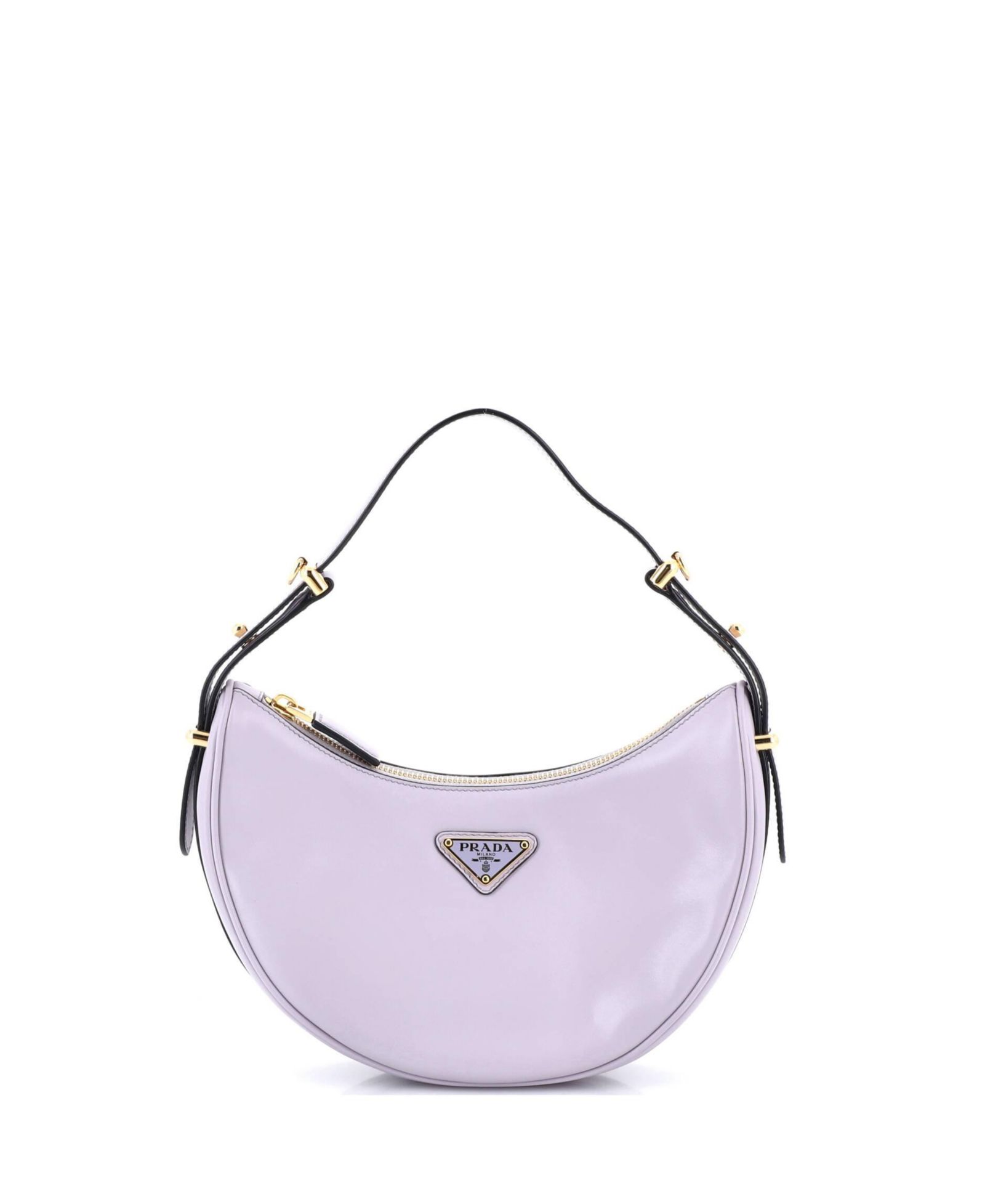 Prada Кожаная сумка хобо Arque Small Half Moon