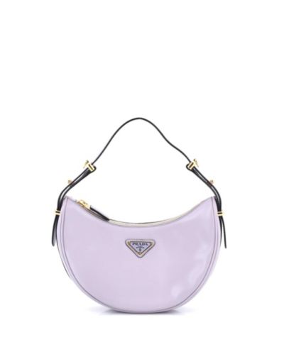 Prada Кожаная сумка хобо Arque Small Half Moon