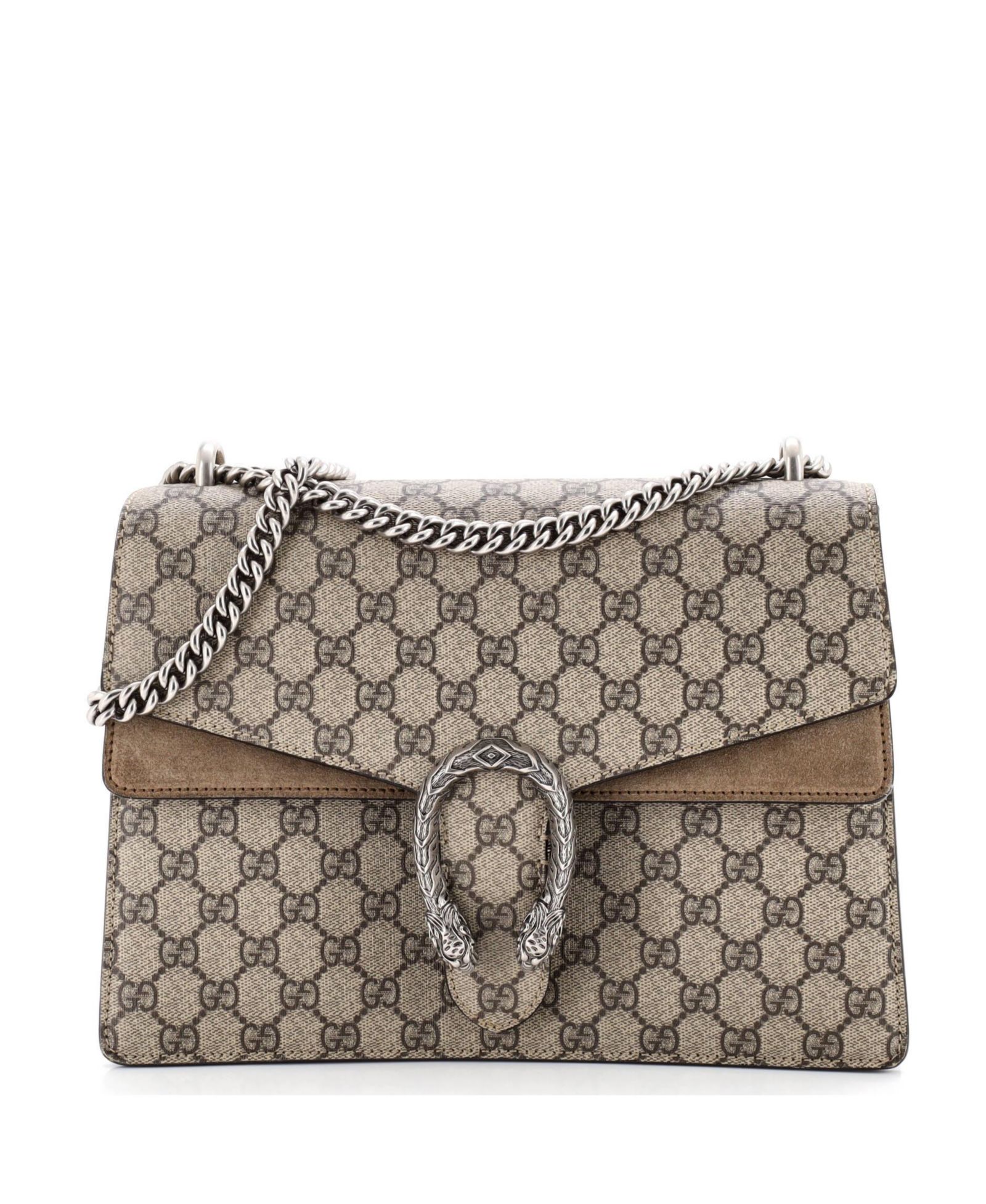 Pre-Owned Gucci Medium Dionysus Bag GG Coated Canvas