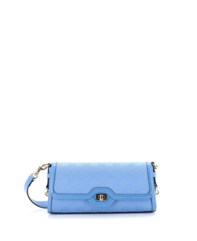 Б/у маленькая сумка на плечо Gucci Small Luce из канваса