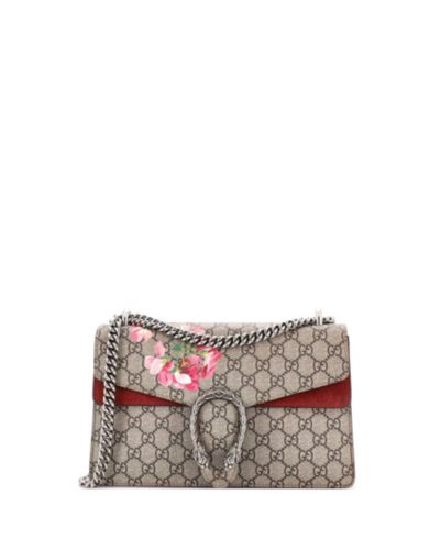 Сумка Gucci Small Dionysus Blooms Print GG Coated Canvas, б/у