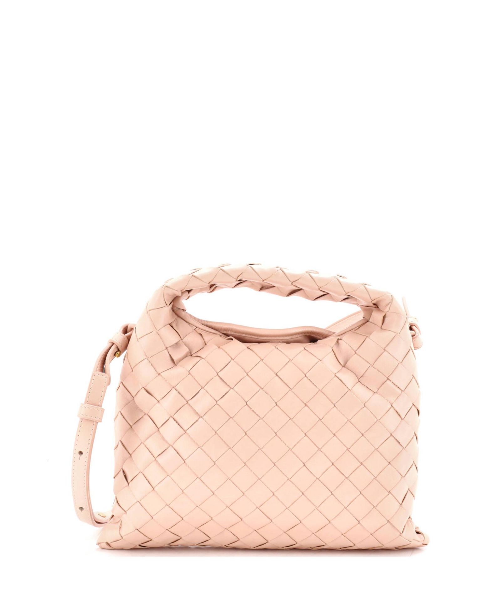 Pre-Owned Bottega Veneta Mini Hop Top Handle Bag Intrecciato Nappa
