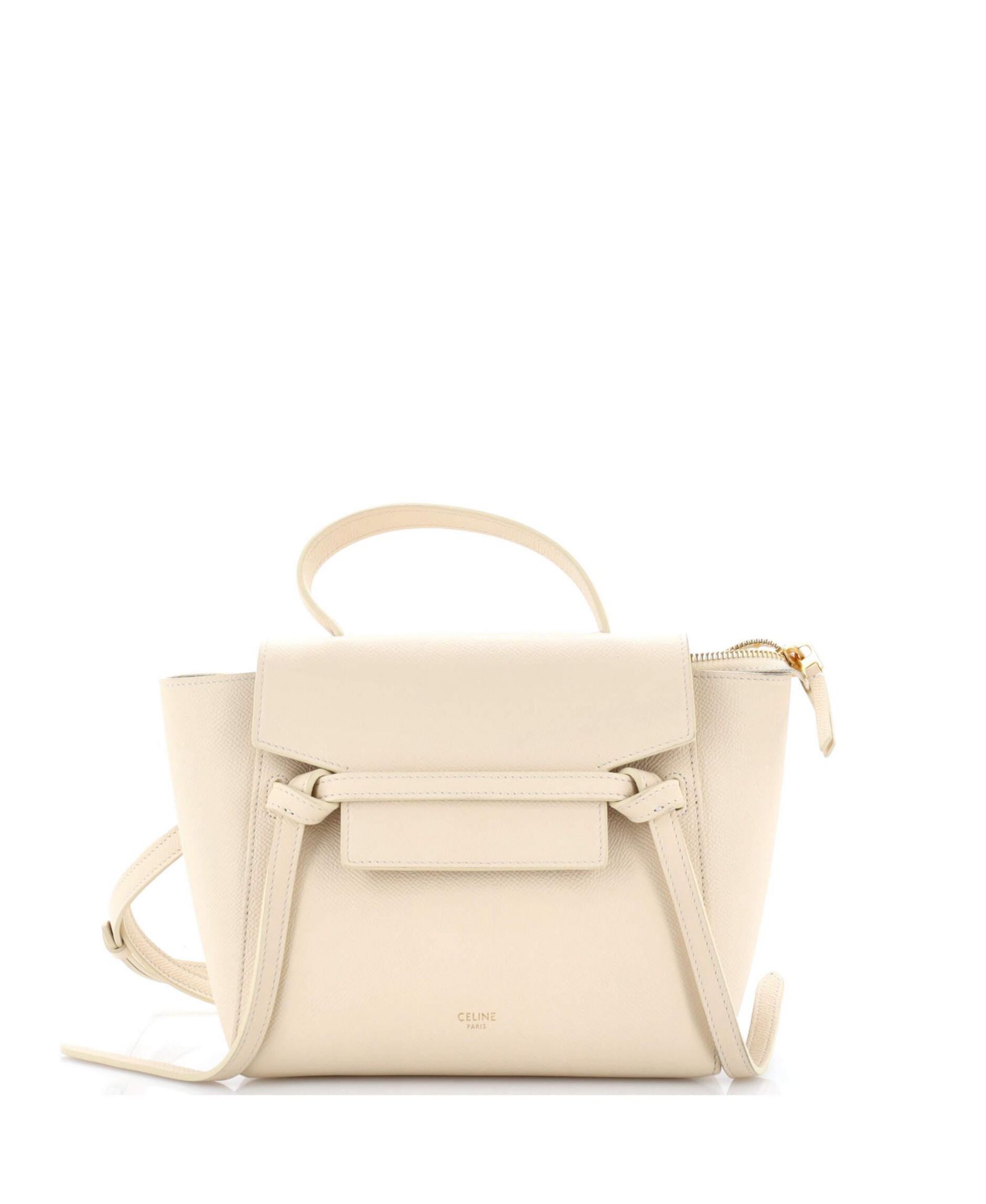 Pre-Owned Celine Nano Belt Bag Textured Leather