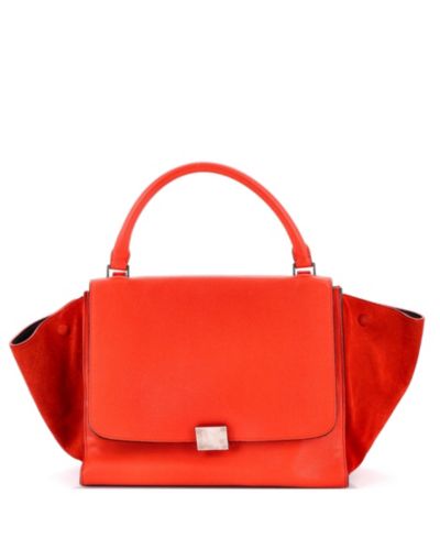 Сумка Celine Trapeze кожаная, б/у