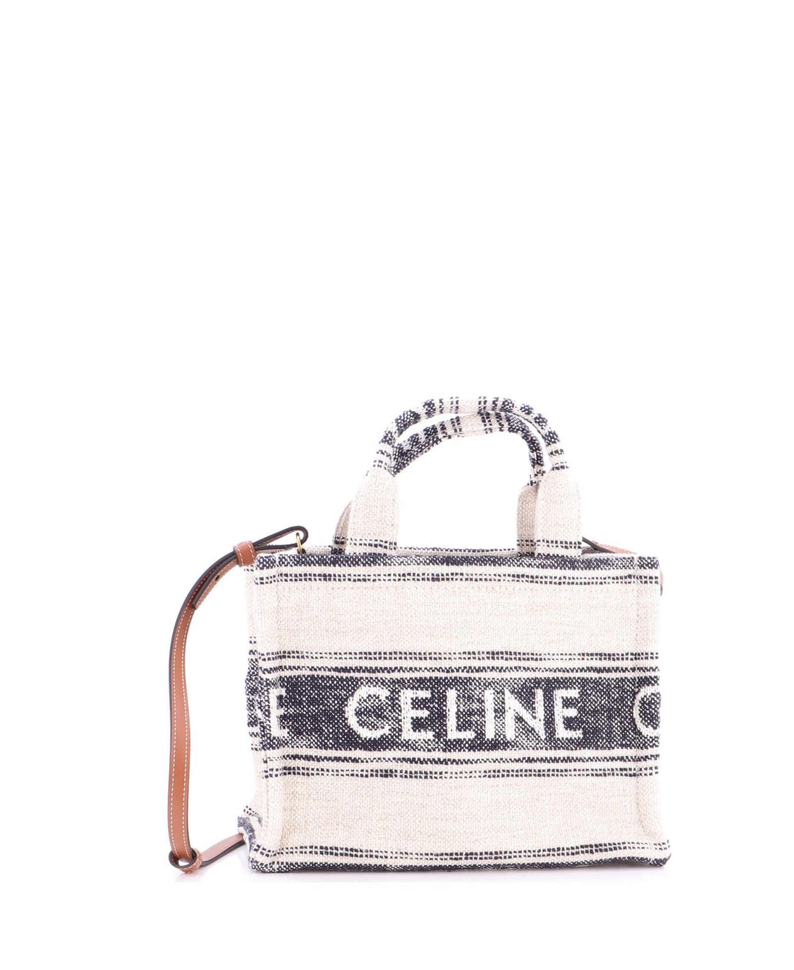 Сумка тоут Celine Small Cabas Thais из жаккарда, б/у