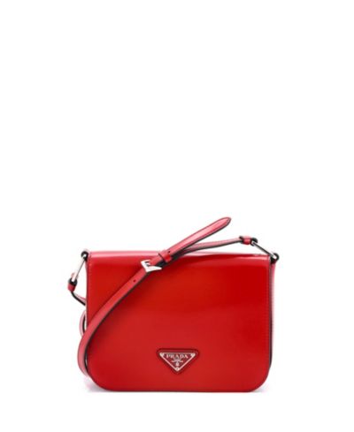 Б/у маленькая сумка через плечо Prada Spazzolato Leather
