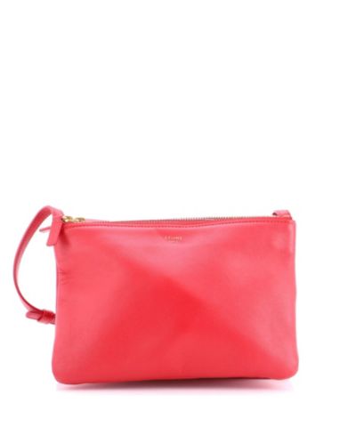 Б/у маленькая сумка Celine Small Trio Crossbody из кожи