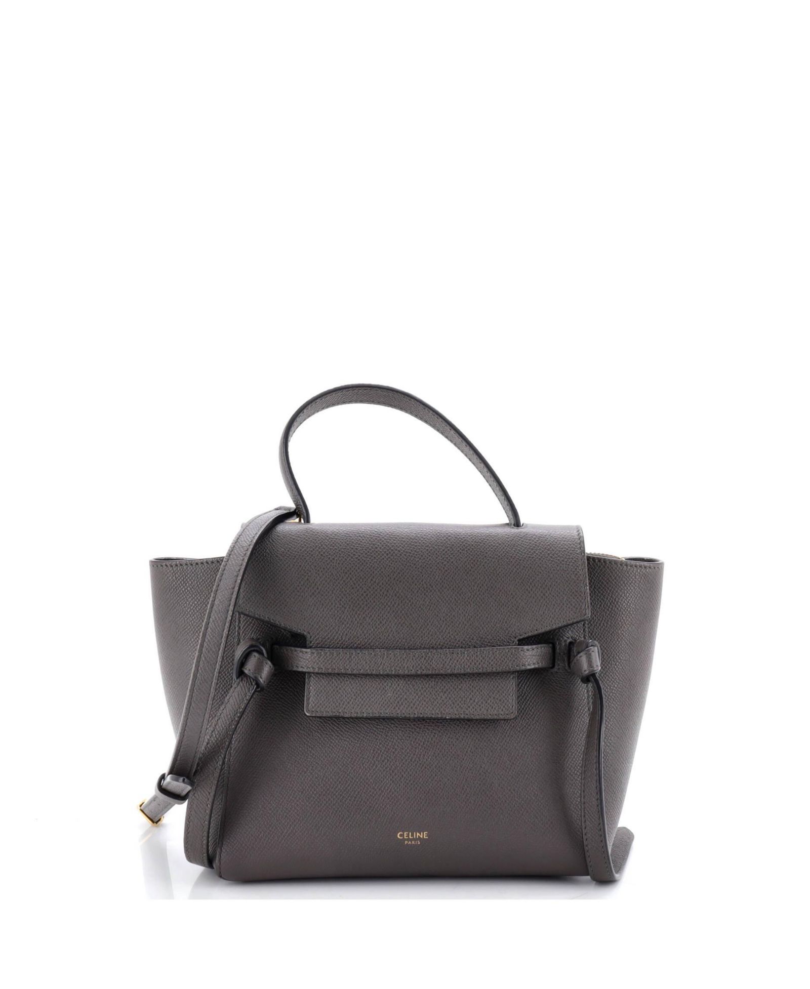Pre-Owned Celine Nano Belt Bag Textured Leather