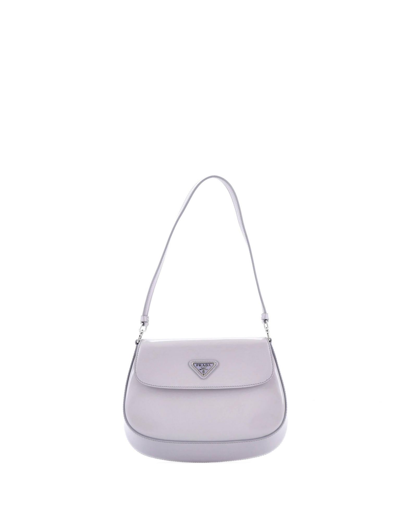 Б/у маленькая сумка через плечо Prada Small Cleo Flap из кожи Spazzolato
