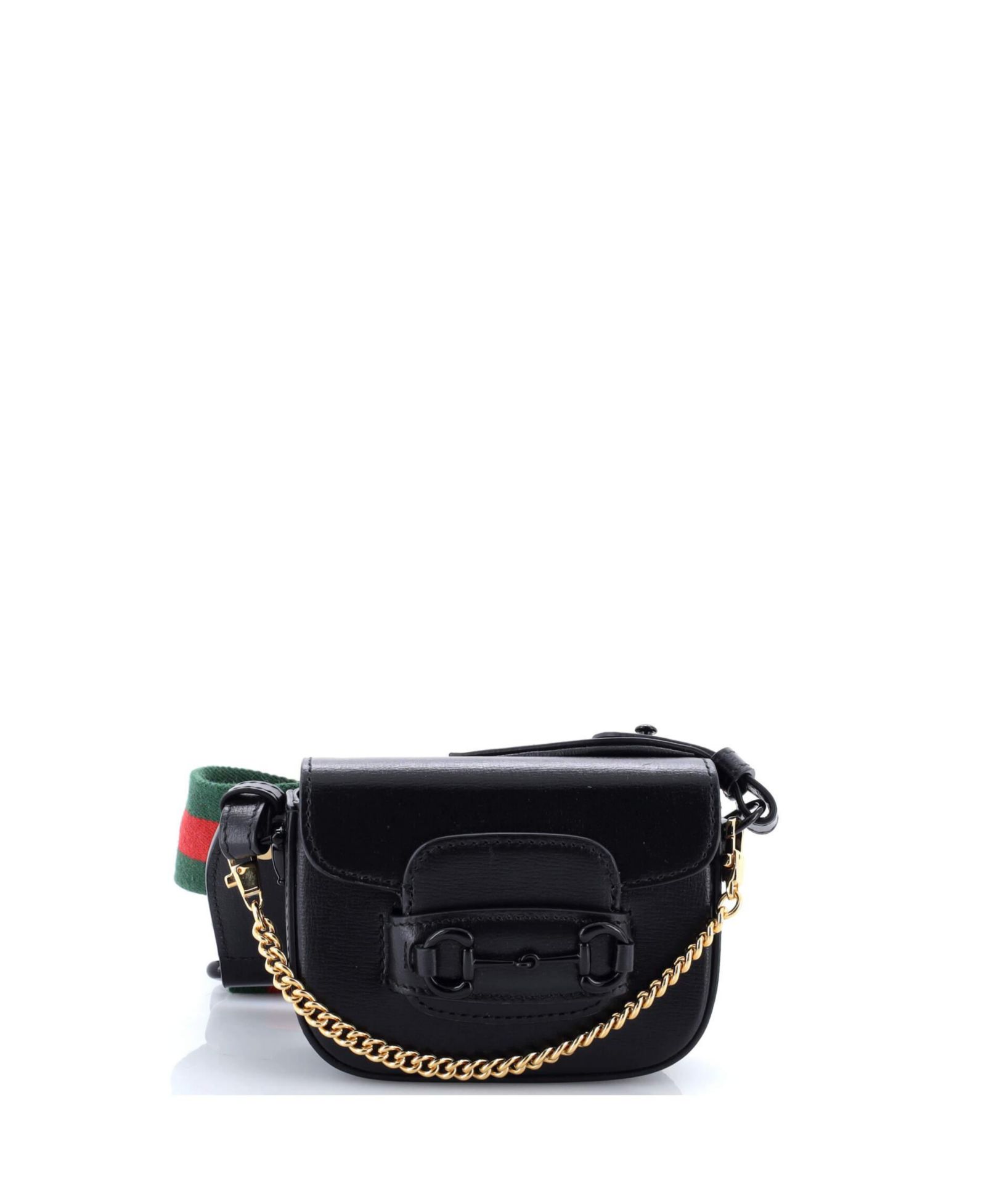 Pre-Owned Gucci Horsebit 1955 Flap Wallet with Strap Leather