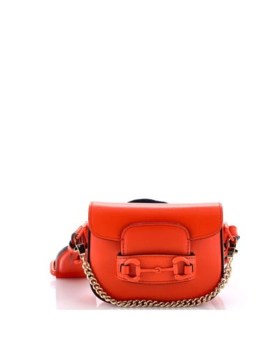 Кошелек Gucci Horsebit 1955 с ремешком, кожа, б/у