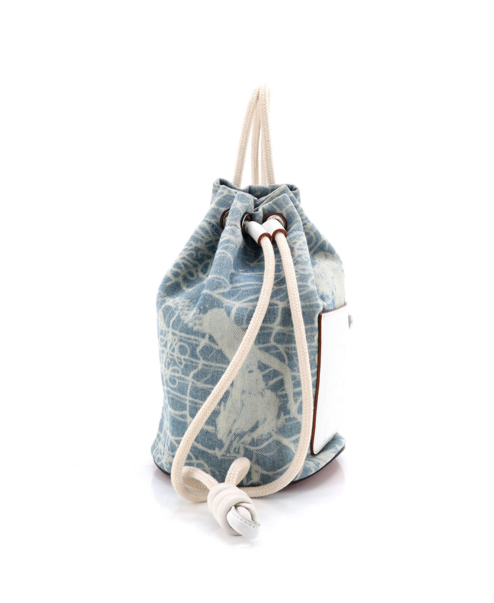 Pre-Owned Loewe Sailor Bucket Backpack Denim