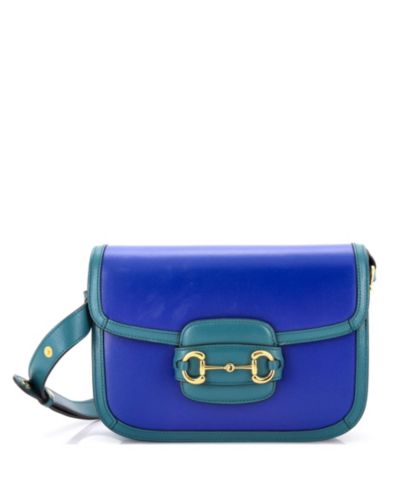 Кожаная сумка на плечо Gucci Small Horsebit 1955, б/у