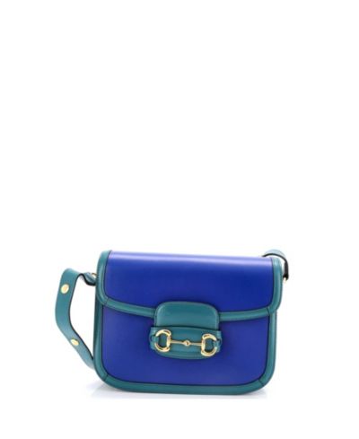 Б/у сумка на плечо Gucci Small Horsebit 1955 из кожи