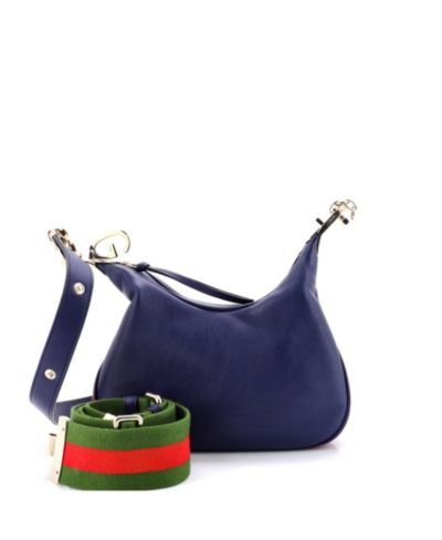 Подержанная кожаная сумка на плечо Gucci Small Attache