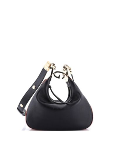 Pre-Owned Gucci Small Attache Shoulder Bag Leather