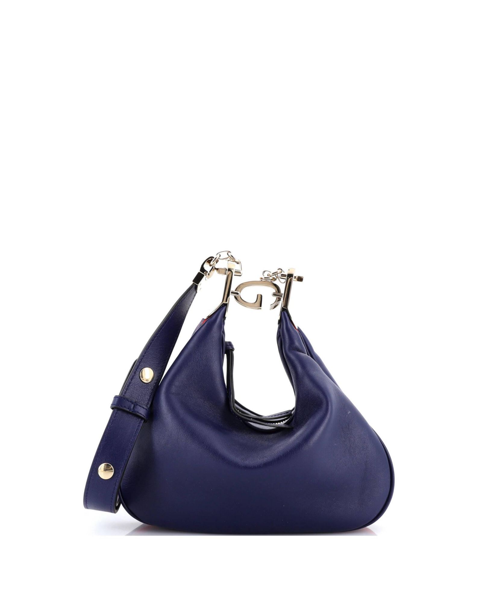 Pre-Owned Gucci Small Attache Shoulder Bag Leather