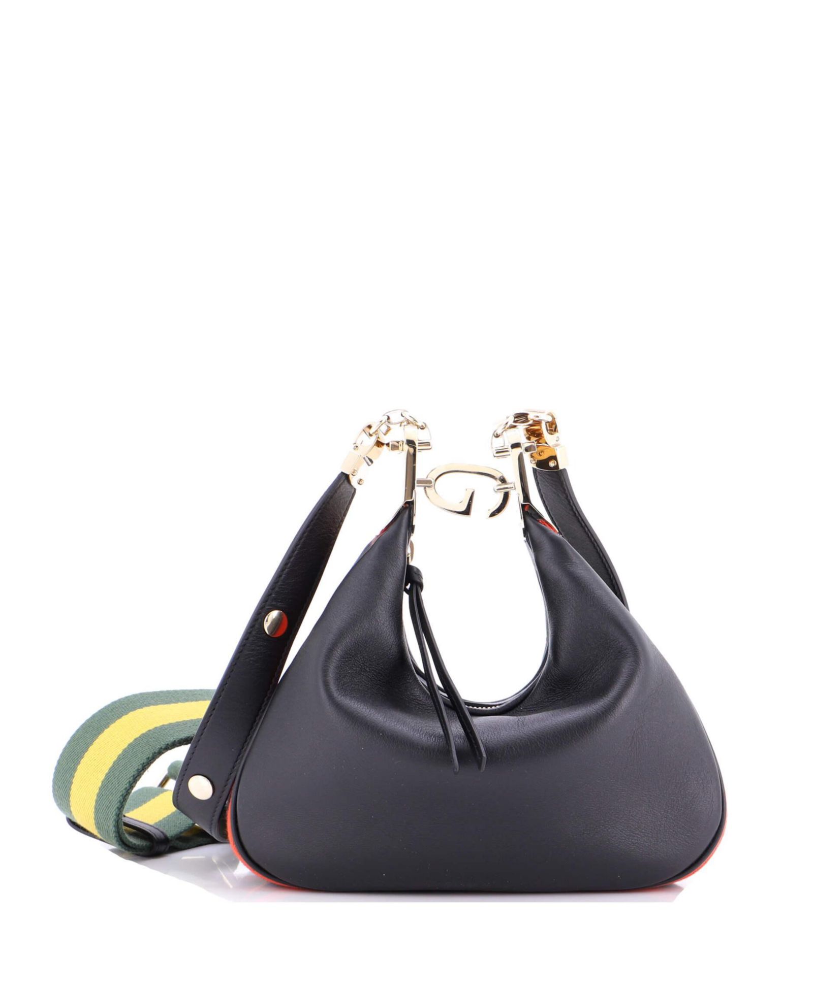 Pre-Owned Gucci Small Attache Shoulder Bag Leather