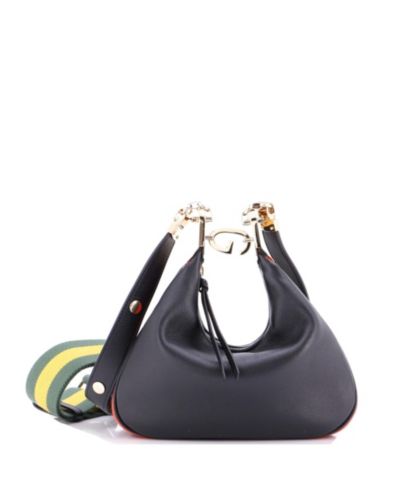 Pre-Owned Gucci Small Attache Shoulder Bag Leather