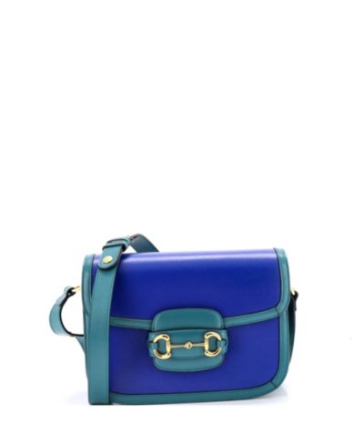 Gucci Shoulder Bag Small Horsebit 1955, кожаная, б/у