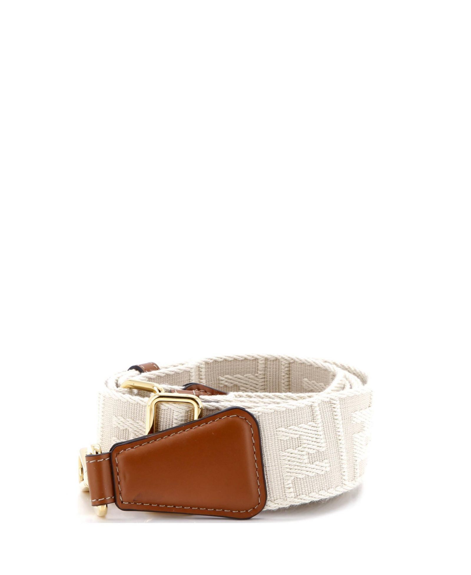 Pre-Owned Fendi FF 1974 Strap You Shoulder Strap Zucca Canvas