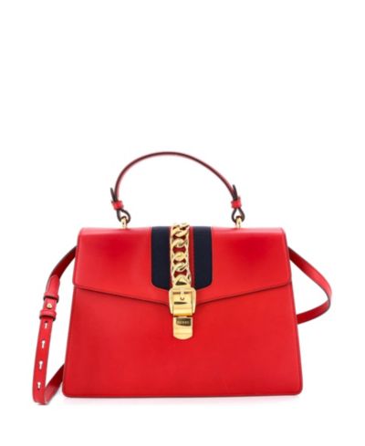 Сумка через плечо Gucci Sylvie из кожи