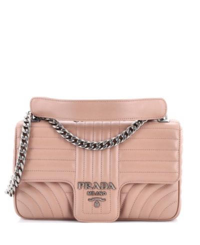 Сумка через плечо Prada Diagramme из стеганой кожи
