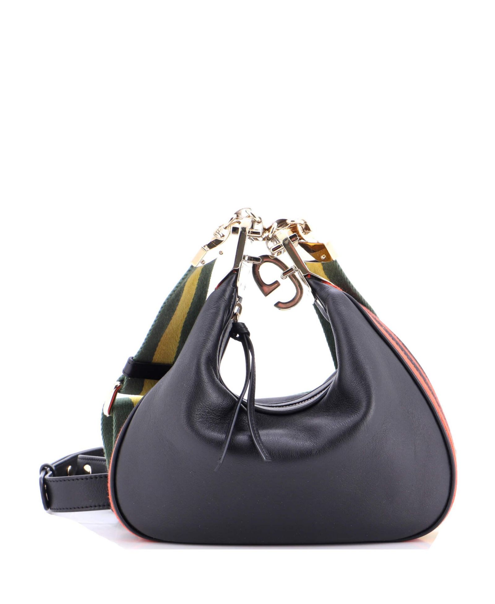 Pre-Owned Gucci Small Attache Shoulder Bag Leather