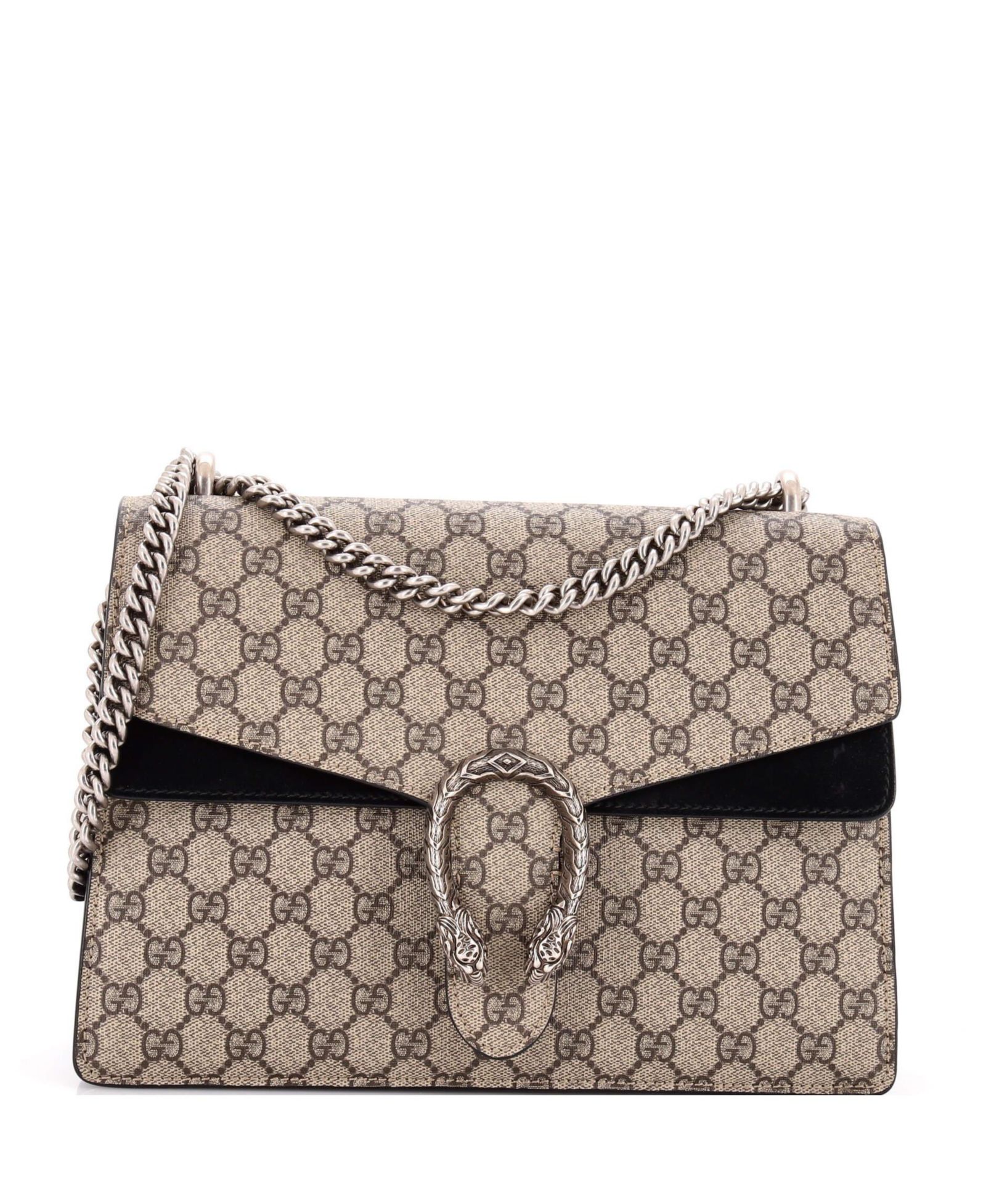 Gucci Dionysus сумка среднего размера, GG Coated Canvas, б/у