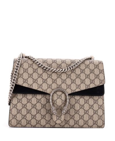 Gucci Dionysus сумка среднего размера, GG Coated Canvas, б/у