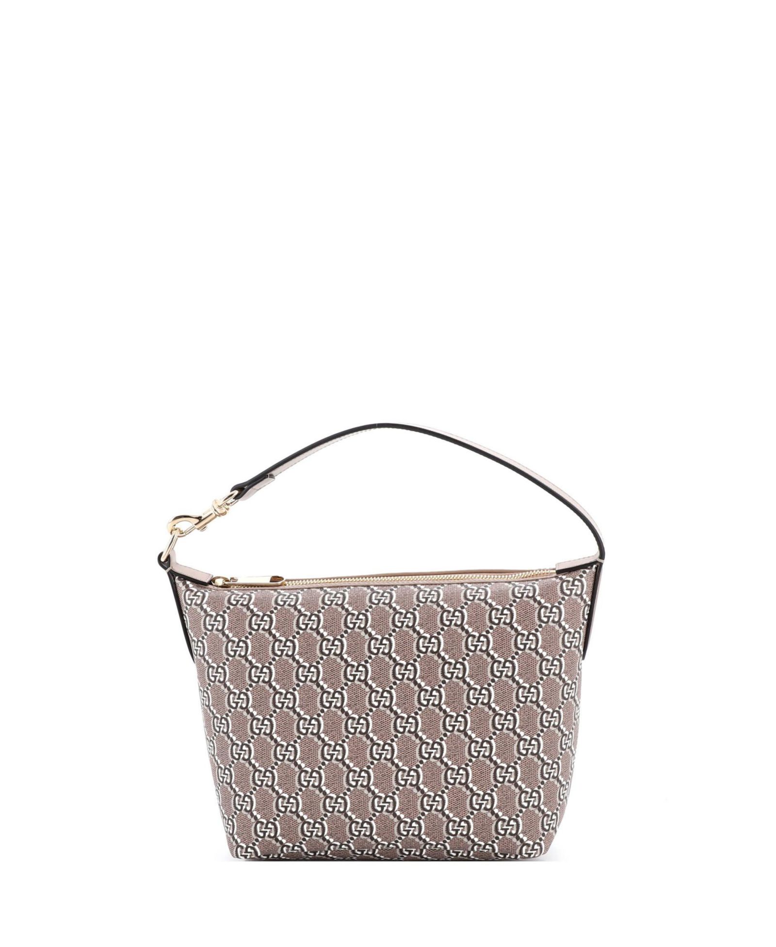 Брендовая сумка через плечо Gucci Super Mini Ophidia Zip GG Shadow Coated Canvas