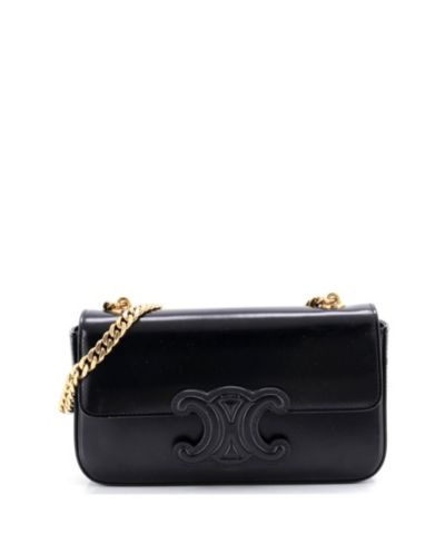 Pre-Owned Celine маленькая сумка через плечо Triomphe из кожи