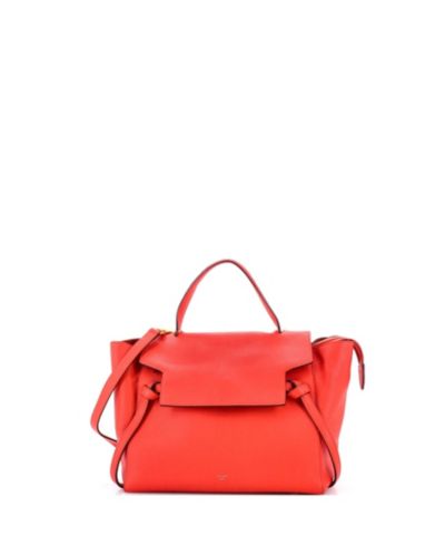 Celine Mini Belt Bag из текстурированной кожи, б/у