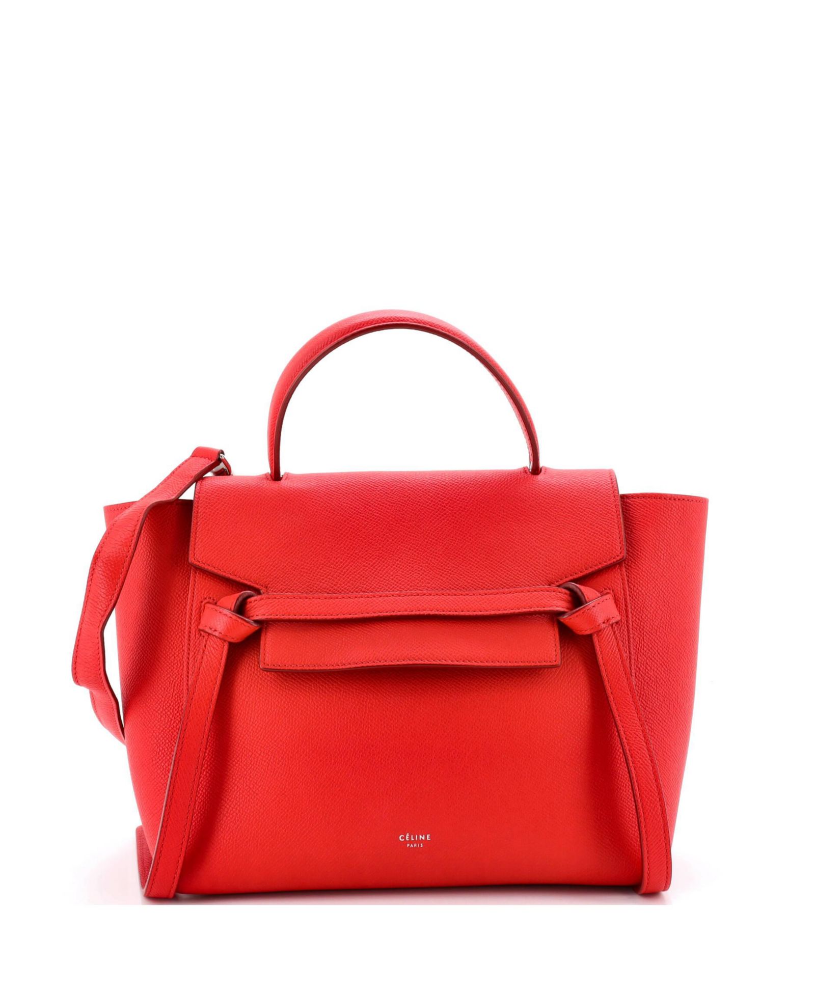 Pre-Owned Celine Micro Belt Bag Textured Leather