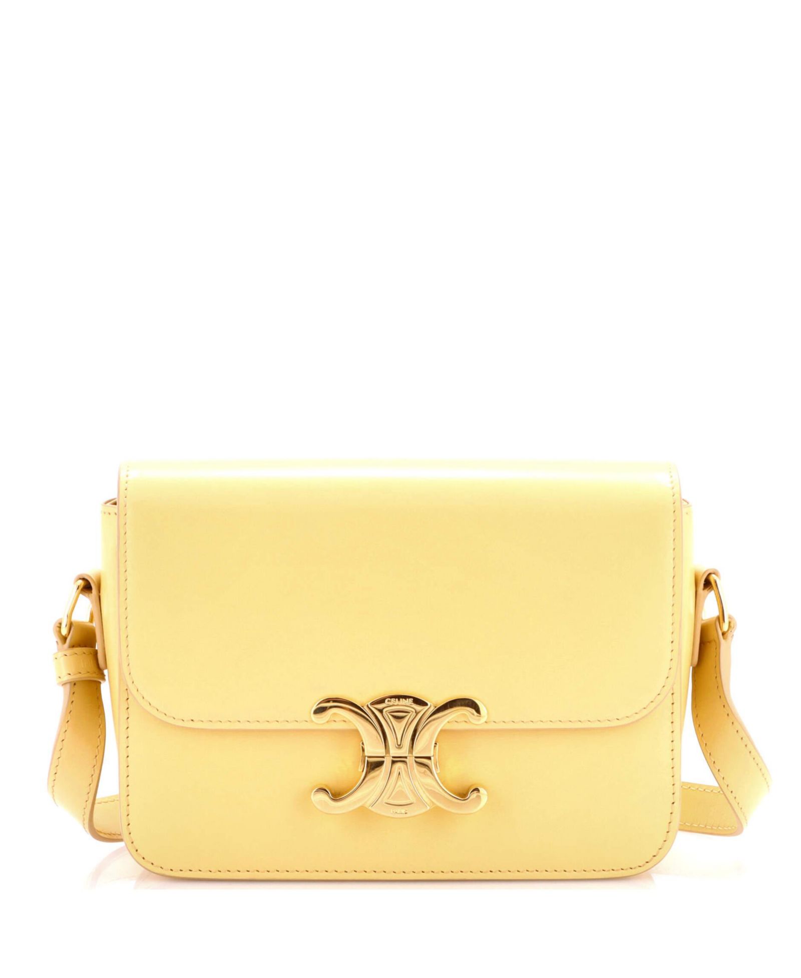 Сумка через плечо Pre-Owned Celine Teen Triomphe, гладкая кожа теленка