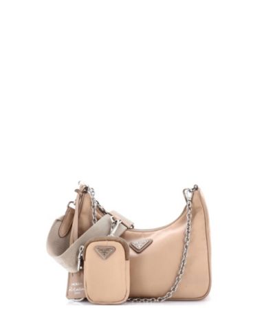 Pre-Owned Prada Small Re-Edition 2005 Shoulder Bag Saffiano Leather