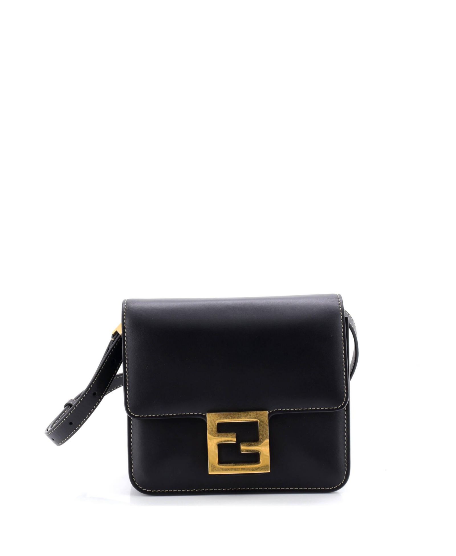 Кожаная сумка на плечо Fendi Fab (б/у)