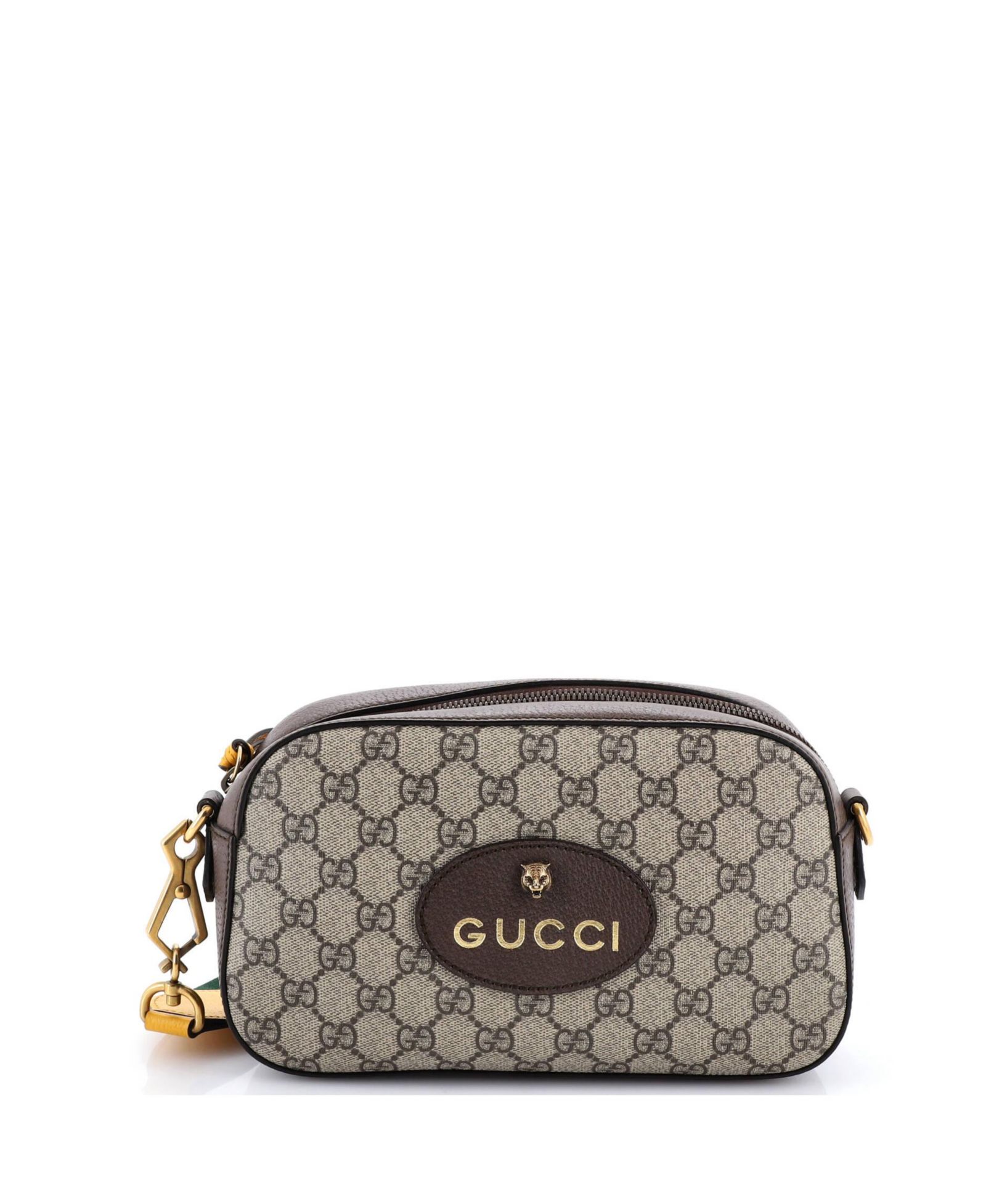 Сумка-мессенджер Pre-Owned Gucci Neo Vintage Camera из канваса с покрытием GG