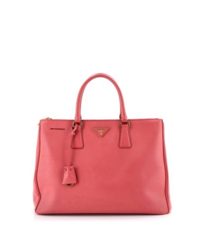 Pre-Owned Prada Large Double Zip Lux Tote Saffiano Leather